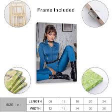 Amazon.com: Actor Ella Purnell Artistic Portrait Poster55Wall Poster Art  Canvas Print Living Room Office Bedroom Aesthetic Poster08x12inch(20x30cm)  Frame-style: Posters & Prints