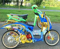 Modifikasi Motor Scoopy Airbrush Motor Kendaraan Airbrush