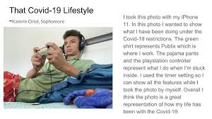 You'll be able to set your own hours and decide which projects you want to work on. Upper School Photography Students Show Their Lives During Quarantine Admiral Farragut Academy