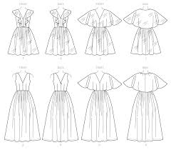 Mccall S 7566 Misses V Neck Ruffle And Cape Style Dresses Download flowy flowcharts graphic templates by webdonut. mccall s 7566 misses v neck ruffle and cape style dresses