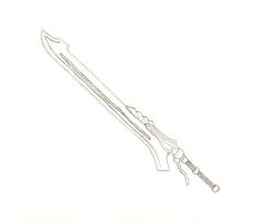 Drawn Anime Sword 14 Illustration Art Drawing Sword Design Sword Drawing