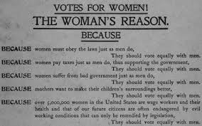 In This 1912 Broadside Published In New York City By The National American Woman Suffrage Association Ten Reasons Suffrage Letter To The Editor Anti Suffrage