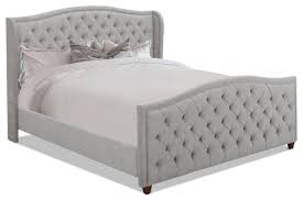 You'll find 11 romantic bed styles, available either as a headboard or a complete bed with footboard and optional. Marcella Tufted Wingback Bed Frame Set Transitional Panel Beds By Jennifer Taylor Home Houzz