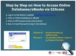 Maybe you would like to learn more about one of these? Ezaccess User Guide Ezaccess Is A Web Proxy Server That Allows Authorized Users To Access Ip Restricted Electronic Resources Subscribed By Uitm Library Ppt Download