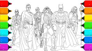 These are some transformers coloring sheets for you and your kids to enjoy! Digital Drawing Justice League For Coloring Pages Timelapse Youtube