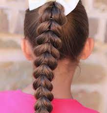 Pull Through Braid Pretty Ponytails Easy Braids Cool Braid Hairstyles