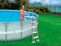 Intex Echelle De Piscine 132cm 2x4 Echelons Hubo