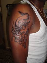 Tribal taurus tattoo for men on leg. 24 Tribal Taurus Tattoo Stencils Ideas Taurus Tattoos Bull Tattoos Taurus