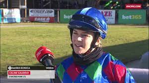 Victorian owners and breeders raceday 2021. Celine Gaudray Jockey Profile Racing Com