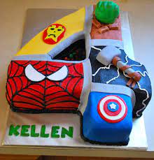 List of stunning hulk cake design that you can make or get it made on your coming birthday. Super Heros Number 4 Cake Marvel Birthday Cake Avengers Birthday Cakes Cupcake Birthday Cake