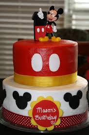 1st Cartoon Character Birthday Cake Images Mickey Mouse Cake For Mason Mickey Mouse Birthday Cake Mickey Mouse Cake Mickey Cakes