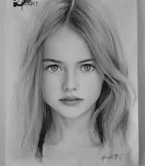 Do the same thing for the top section of the face. Drawing Realistic Pretty Girl Face Drawing