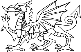 The first use of the current design was in 1959. Download 28 Collection Of Welsh Dragon Clipart Welsh Dragon To Colour Full Size Png Image Pngkit