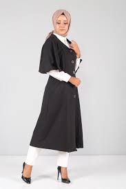 Omuzu Pelerinli Kap Glv705 Siyah Mankenler Moda Stilleri Ve Siyah