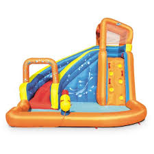 Chateau Gonflable Villandry Toboggan A Eau Gonflable Aire De Jeu Pour Enfants 3 65 X 3 2 X 2 7 M