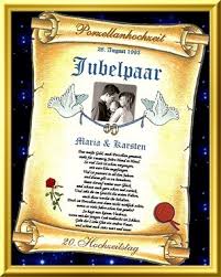 Glückwünsche zum hochzeitstag für sie. 20 Hochzeitstag Urkunde Als Gluckwunschkarte