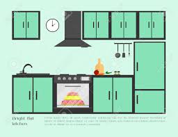 cafe or restaurant bright flat kitchen