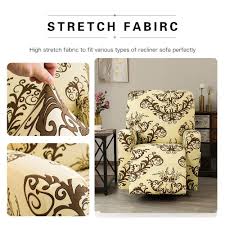 Tikami Stretch Printed Recliner Chair Covers Printed Floral Sofa Slipcovers Washable Furniture Prote Lazy Boy Furniture Furniture Protectors Washable Furniture