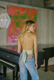 Latest jeans top designs for girls !! With Jean Rendezvous Top The Volte