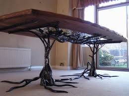 Tree Table By Smith Whinney Designer And Blacksmith Oxfordshire Tree Table Table Furniture