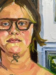 Both of these paintings by phenomenal Brogan Bertie are now showing in  FLUID