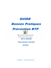 Dans le btp, ce contingent annuel est fixé comme suit Guide Bonnes Pratiques Prevention Btp 3 Pdf Amiante Risque