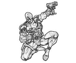 On our website you can choose coloring pages for boys, that will be interesting to your child, and print them for free. Drawing Deadpool 82893 Superheroes Printable Coloring Pages