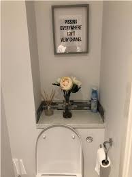 Discover the best small bathroom designs that will brighten up your space and make the whole your tiny bathroom just might become your new favorite room. Redecorating Our Downstairs Toilet Ruby Holley