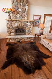 Buffalo Hide Rug Hide Rug Rugs Leather Rug