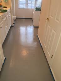 First Coat Using Behr Floor Porch Paint In Slate Gray Low Luster Porch Paint Flooring Vinyl Flooring