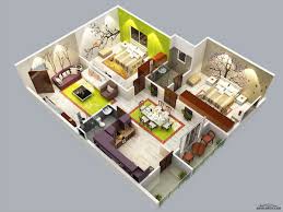 تصميم شقق ثلاثية الابعاد بالديكور والفرش Arab Arch