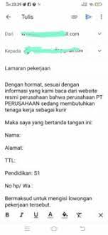 5 kesalahan dalam mengirim cv lewat email. Cara Melamar Pekerjaan Melalui Email Di Hp Android