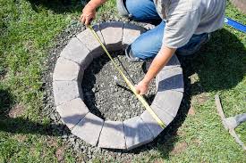 A case in point was a left over sewer pipe section several blocks from our home in a new subdivision. How To Build A Stone Fire Pit Western Interlock