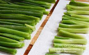 Способы нарезки зеленого лука