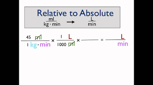 How To Convert Relative To Absolute Vo2 Values