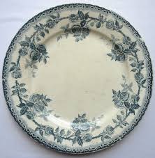 H B Choisy Le Roi Garland Of Roses Art Nouveau Ironstone Plate Vaisselle Vintage Vaisselle Ancienne Assiette