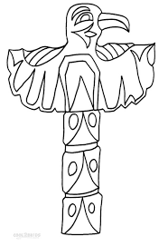 Printable Totem Pole Coloring Pages Totem Pole Pictures Totem Pole Coloring Pages
