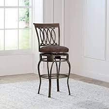 Made of wood with rich finishes and fine detail, the bar stools offer a beautiful seating option for your family room, living room, kitchen or finished basement. Amazon Com Hillsdale Bar Stools