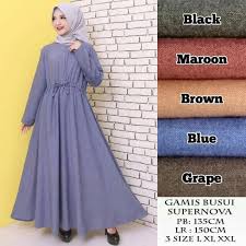 Kombinasi baju lebaran cewek tinggi 150cm : 40 Trend Terbaru Model Baju Gamis Untuk Orang Tinggi 150 Cm Maria Space