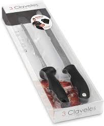 Compra 3 Claveles Set Cuchillo Jamonero Evo Y Chaira Regalo Cubre Jamon B 3c En Amazon Es En 2020 Cuchillos Claveles Evo