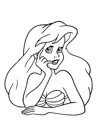 Free mermaid coloring pages pdf printable realistic mermaid coloring pages. Ariel Coloring Book For Girls Print Or Download The Little Mermaid For Free Razukraski Com