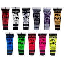 Hair color wax blue temporary hair dye wax mud 150g/5.3oz,royal blue hair dye wax washable natural instant unisex hair wax color hairstyle cream coloring clay for kids,men and women party, cosplay & halloween. Manic Panic Dye Hard Temporary Hair Color Styling Gel Beautyjoint