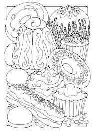 Coloring Page Pastry Img 19601 Coloring Pages Mandala Coloring Pages Coloring Books