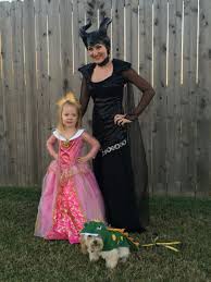 Mother and daughter halloween costumes. Disney S Sleeping Beauty Aurora And Maleficent With Dragon Hallowee Daughter Halloween Costumes Mother Daughter Halloween Costumes Halloween Costumes For Girls