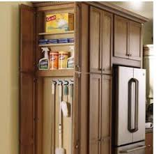 Add On Broom Closet In Just 6 8 Inches Kitchen Cabinets Makeover Thomasville Cabinetry Kitchen Design