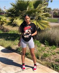 Black Biker Shorts Outfit Ideas Discover This Cute Tshirts For Teens Girls For Tshirt Ideas Logo Seems To Be Absolutely Amazing Will Have To Ke Black Girl Outfits Short Outfits Fashion