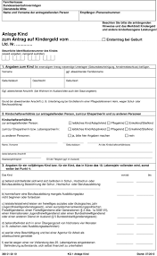 Wann und wo kindergeld beantragen? Antrag Auf Kindergeld Pdf Free Download