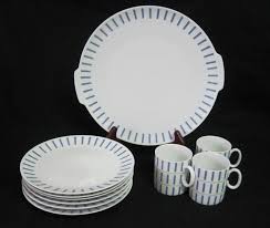 Maybe you would like to learn more about one of these? Thomas Germany Blue Striped Porcelain Dishes Fabfindsblog
