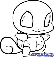 This cute little pokémon is water type and is seen right from the beginning of the pokémon days. Chibi Coloring Pages And Coloring Coloring Home