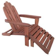 Adirondack Lounge Chair With Ottoman In 2020 Lounge Chair Outdoor Outdoor Chairs Chair